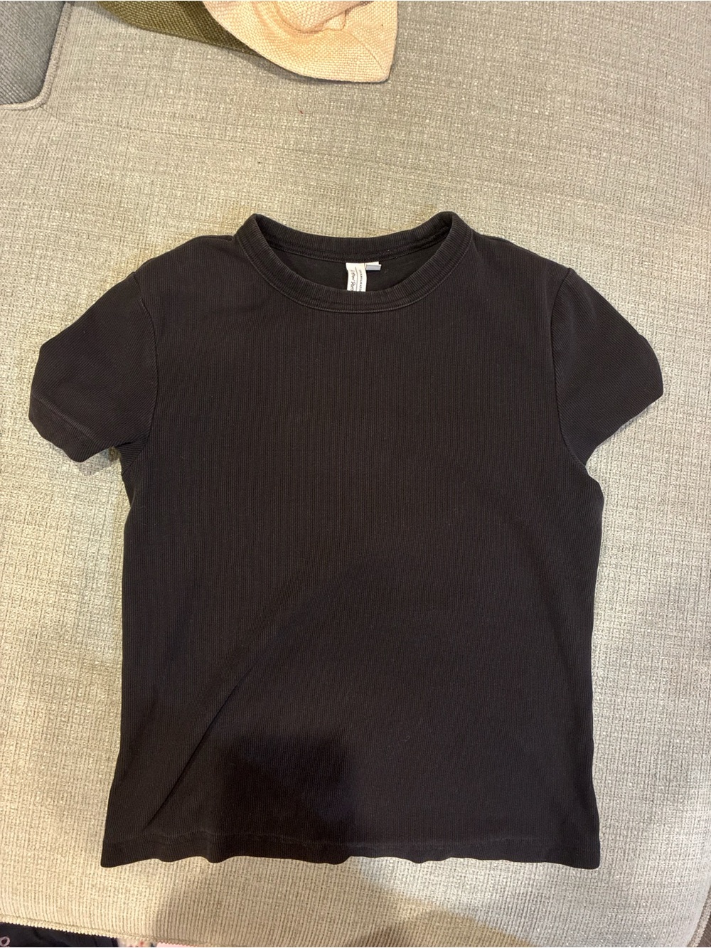 & Other Stories Kids Black Short-Sleeve Crew Tee